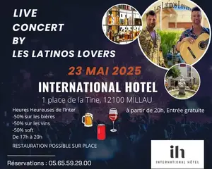 Concert live à l'International Hôtel à Millau