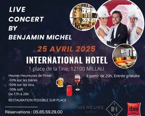 Soirée Live au Bar de l’International Hôtel – Millau