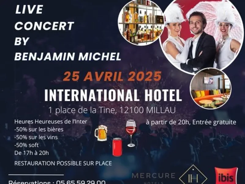 Soirée Live au Bar de l’International Hôtel – Millau